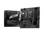 Материнская плата MSI PRO B760M-P DDR4, LGA 1700, Intel B760, 4xDDR4, 4xSATA, 2xM.2, 1xPCIe 4.0 x16, 2xPCIe 3.0 x1, 1xHDMI, 1xDP, 1xVGA, 1x1Gb LAN, 4xUSB-A 2.0, 1xUSB-A 3.2 Gen 1, 1xUSB-C 3.2 Gen 2, 3x3.5 мм, 7.1, mATX 10