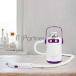 Пароочиститель ручной Kitfort КТ-9109-1 1000Вт белый/фиолетовый 18