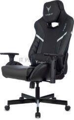 Кресло Knight Thunder 5X черный, экокожа, 120 кг, механизм качания 26