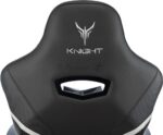 Кресло Knight Thunder 5X черный, экокожа, 120 кг, механизм качания 35