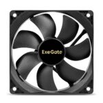 Вентилятор для корпуса ExeGate EX12025BM черный, 120 мм, 1550 об/мин, 25 дБ, 2 pin 4