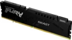 Оперативная память Kingston Fury Beast, DDR5, 32GB (1x32GB), 5200MHz, CL40, DIMM, радиатор, черный 6
