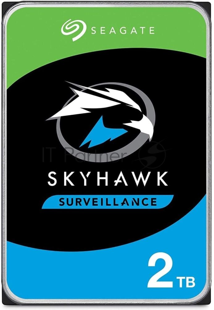 Жесткий диск HDD Seagate 2Tb 5400rpm SATA-III Surveillance Skyhawk 256Mb 3.5" 1