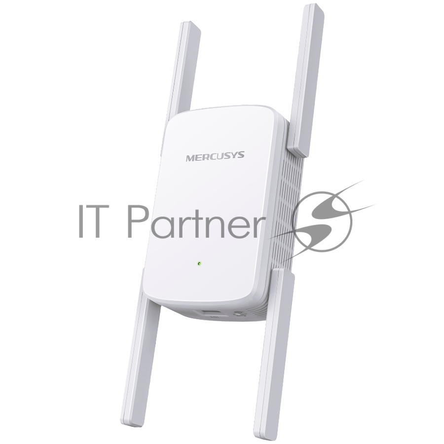Роутер AC1900 Wi-Fi Range ExtenderSPEED: 600 Mbps at 2.4 GHz + 1300 Mbps at 5 GHz SPEC:4× Fixed External Antennas, 1× Gigabit Port, Wall PluggedFEATURE: MERCUSYS APP, WPS/Reset Button, Signal Indicator, Range Extender/Access Point mode, Adaptive Path 1