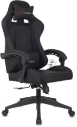 Кресло Бюрократ Zombie Predator Neo Black черный, экокожа, 120 кг, механизм качания 1