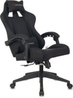 Кресло Бюрократ Zombie Predator Neo Black черный, экокожа, 120 кг, механизм качания 24