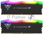 Оперативная память Patriot Viper Xtreme 5, DDR5, 48GB (2x24GB), 8000MHz, CL38, DIMM, с радиаторами, RGB, черный 1
