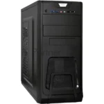 Компьютерный корпус Miditower ExeGate CP-603 Black, ATX, (без БП), 2хUSB+2хUSB 3.0, Audio 12