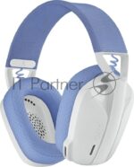 Гарнитура Logitech G435 белый, беспроводная, Bluetooth/USB, до 18 ч 18