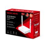 Роутер Mercusys MR20 AC750 Dual-Band Wi-Fi RouterSPEED: 300 Mbps at 2.4 GHz + 433 Mbps at 5 GHzSPEC: 2× Fixed External Antennas, 2× 10/100 Mbps LAN Ports, 1× 10/100 Mbps WAN PortFEATURE: Router/Access Point Mode Mode, WPS/Reset Button, IPTV, IPv6, Parental Controls 24