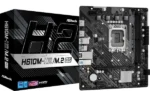 Материнская плата ASRock H610M-H2/M.2 D5, LGA 1700, Intel H610, 2xDDR5, 4xSATA, 1xM.2, 1xPCIe 4.0 x16, 1xPCIe x1, 2xHDMI, 1x 1Gb LAN, 4xUSB-A 2.0, 2xUSB-A 3.2 Gen 1, 3x3.5 мм, 7.1, mATX 10