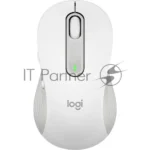 Мышь беспроводная Logitech Signature M650 L белый, 4000 dpi, радиоканал, Bluetooth, USB, кнопки - 5 31