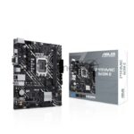 Материнская плата ASUS PRIME H610M-D, LGA 1700, Intel H610, 2xDDR5, 4xSATA, 1xM.2, 1xPCIe 4.0 x16, 1x1Gb LAN, 2xUSB-A 3.2 Gen 1, 4xUSB-A 2.0, 1xHDMI, 1xVGA, 3x3.5 мм, 1xRS-232, 7.1, mATX 2