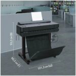 Плоттер струйный HP Designjet T630, A1, цветной, 24", 610 мм, 2400x1200 dpi, USB, Gigabit Ethernet, WiFi 38