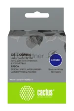 Картридж ленточный Cactus CS-LK5WBN черный шрифт, белый фон (18 мм, 9 м) для Epson LW300/LW400/LW700/LW600P/LW1000P 3