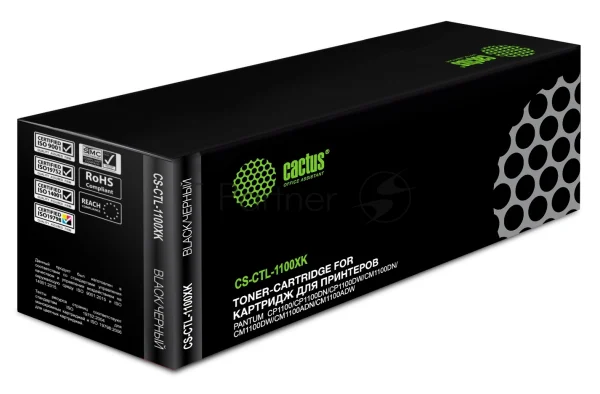 Картридж лазерный Cactus CS-CTL-1100XK черный (3000 стр.) для Pantum CP1100/CP1100DW/CM1100DN/CM1100DW/CM1100ADN/CM1100ADW
