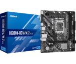 Материнская плата ASRock H610M-HDV/M.2 R2.0, LGA 1700, Intel H610, 2xDDR4, 4xSATA, 1xM.2, 1xPCIe 4.0 x16, 1xPCIe x1, 1xDP, 1xHDMI, 1xVGA, 1x 1Gb LAN, 2xUSB-A 3.2 Gen 1, 4xUSB 2.0, 3x3.5 мм, 7.1, mATX 10