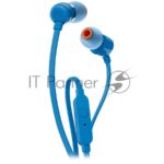 Проводные наушники JBL Tune 110 синий, внутриканальные, Jack 3.5 мм 14