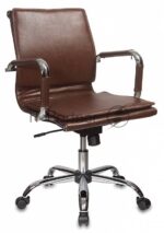 Кресло Бюрократ CH-993-Low/Brown коричневый, экокожа 8
