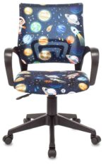 Кресло Бюрократ BuroKIDS 1 черный, ткань, 120 кг 8