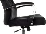 Кресло руководителя Бюрократ T-9928SL Fabric черный Italia Black, крестов. металл хром 18