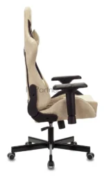 Кресло игровое Бюрократ VIKING 7 KNIGHT BR FABRIC коричневый текстиль/эко.кожа крестовина металл/пластик 22