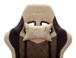 Кресло игровое Бюрократ VIKING 7 KNIGHT BR FABRIC коричневый текстиль/эко.кожа крестовина металл/пластик 26