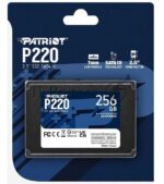 Накопитель SSD Patriot P220, 256Gb, SATA-III, 2.5", R/W 550/490 10