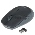 Мышь беспроводная Logitech M190 черный/серый, 1000 dpi, радиоканал, USB, кнопки - 3 6
