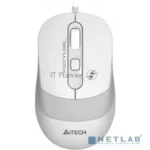 Комплект клавиатура+мышь A4Tech FStyler F1010 проводной, USB, 1600 DPI, белый/серый 15
