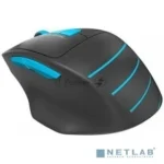 Мышь беспроводная A4Tech Fstyler FG30 серый/синий, 2000 dpi, радиоканал, USB, кнопки - 5 10