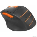 Мышь беспроводная A4Tech Fstyler FG30 серый/оранжевый, 2000 dpi, радиоканал, USB, кнопки - 5 9