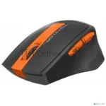 Мышь беспроводная A4Tech Fstyler FG30 серый/оранжевый, 2000 dpi, радиоканал, USB, кнопки - 5 10
