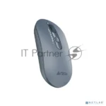 Мышь беспроводная A4Tech Fstyler FG20 пепельный/синий, 2000 dpi, радиоканал, USB, кнопки - 4 13