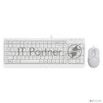Комплект клавиатура+мышь A4Tech FStyler F1512 проводной, USB, 1200 DPI, белый 21
