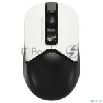 Мышь беспроводная A4Tech Fstyler FB12 белый/черный, 1200 dpi, радиоканал, Bluetooth, USB, кнопки - 3 15