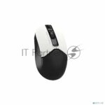 Мышь беспроводная A4Tech Fstyler FB12 белый/черный, 1200 dpi, радиоканал, Bluetooth, USB, кнопки - 3 17