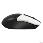 Мышь беспроводная A4Tech Fstyler FG12 белый/черный, 1200 dpi, радиоканал, USB, кнопки - 3 11