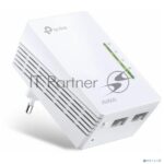Сетевое оборудование TP-Link TL-WPA4220 300Mbps Wireless AV500 Powerline Extender, 500Mbps Powerline Datarate, 2 10/100Mbps Fast Ethernet ports, HomePlug AV, Plug and Play, WiFi Clone, Single Pack 1