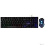 Комплект клавиатура+мышь Defender Aura MKP-117 проводной, USB, 2400 DPI, черный 24