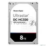 Жесткий диск для сервера WD/HGST Ultrastar 7K8 (3.5’’, 8Tb, 256MB, 7200 RPM, SAS 12Gb/s, 512E SE), SKU: 0B36400 1
