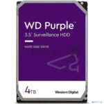 Жесткий диск Western Digital 4Tb 5400rpm Purple SATA III, 256Mb, 3.5" 7