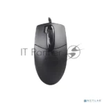 Мышь проводная A4Tech OP-730D черный, 1200 dpi, USB, кнопки - 4 9