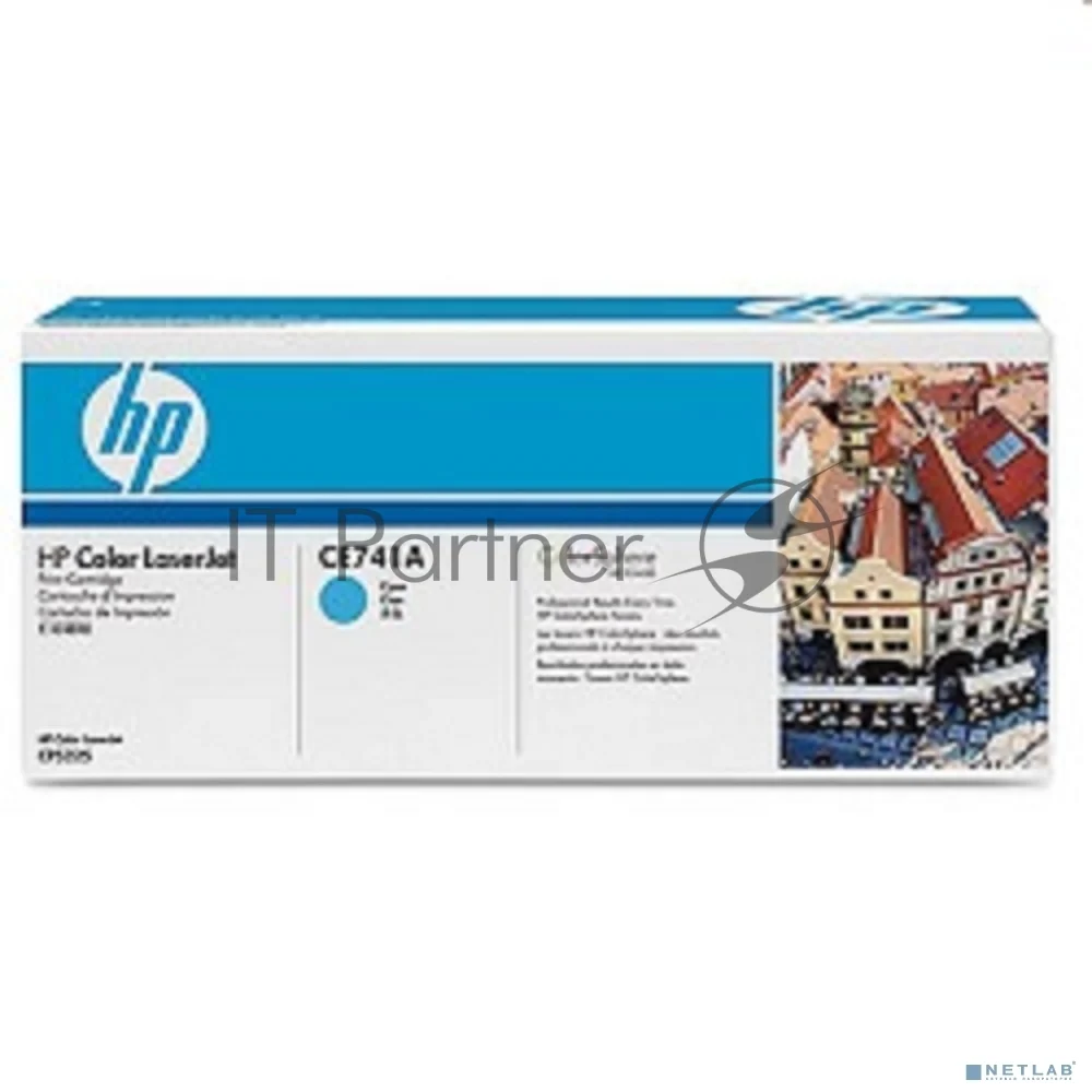 Картридж лазерный HP CE741A голубой Color LJ CP5225 (7300 стр.)