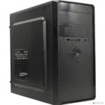 Компьютерный корпус Minitower ExeGate EX286426RUS BA-309-450W-8 (mATX, БП AA450 с вент. 8см, 2хUSB, HD аудио, черный) 1
