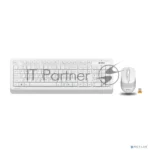 Комплект клавиатура+мышь A4Tech FStyler FG1010 беспроводной, USB, 2000 DPI, белый/серый 24