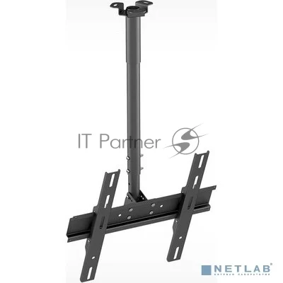 Кронштейн для телевизора Holder PR-101-B черный 32"-65" макс.60кг потолочный фиксированный 1