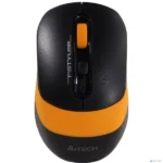 Мышь беспроводная A4Tech Fstyler FG10S черный/оранжевый, 2000 dpi, радиоканал, USB, кнопки - 4 16