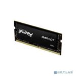 Оперативная память Kingston Fury Impact, DDR4, 8GB (1x8GB), 3200MHz, CL20, SO-DIMM 12