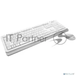 Комплект клавиатура+мышь A4Tech FStyler FG1010 беспроводной, USB, 2000 DPI, белый/серый 14